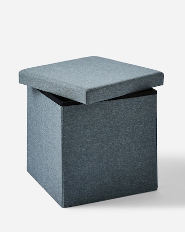 Fabric Foldable Storage Ottoman Cube