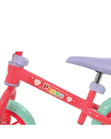 Peppa Pig 12 Inch Balance Bike with Light Up Wheels