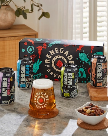 Renegade Craft Beer Gift Set 4 x 330ml Cans and Craft Glass