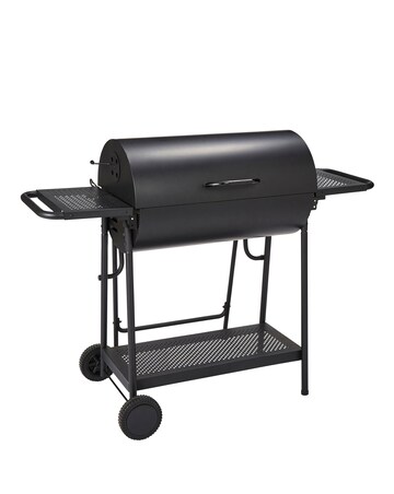 Double Oil Drum Charcoal BBQ