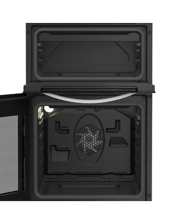 Indesit ITE5VMW 50cm Electric Twin Cooker with Ceramic Hob - White Installation