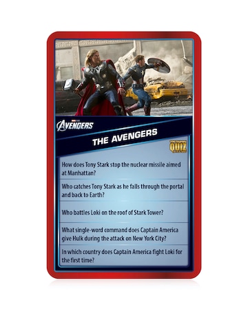 Marvel Cinematic Universe Top Trumps Quiz Game