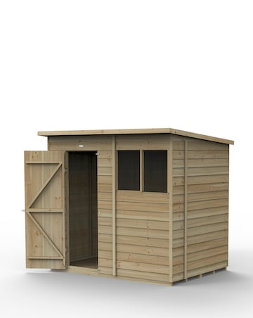 4LIFE Pent Shed 7x5 - Single Door - 2 Windows (Home Delivery)