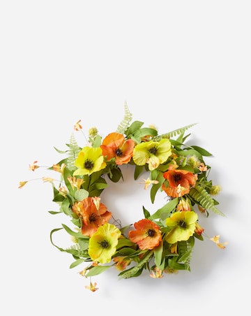 Poppies Wreath 45cm