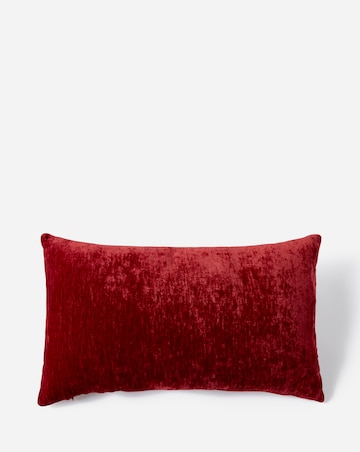 Merry Christmas Embroidered Boudoir Cushion