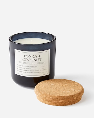 Apothecary Tonka & Coconut Medium Glass Candle