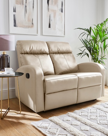 Ramsey Faux Leather Recliner 2 Seater Sofa
