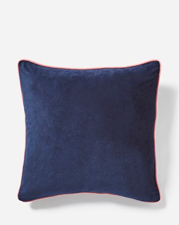 Estelle Embroidered Velvet Cushion