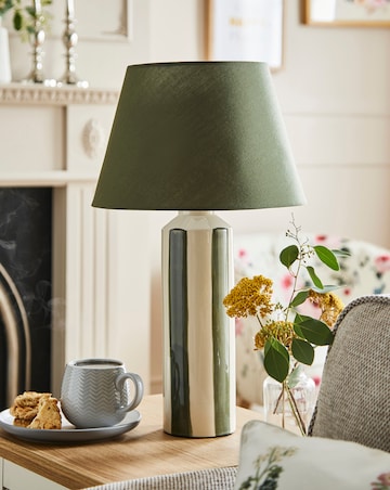 Suri Striped Ceramic Table Lamp