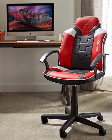 X Rocker Saturn Junior Gaming Chair - Red