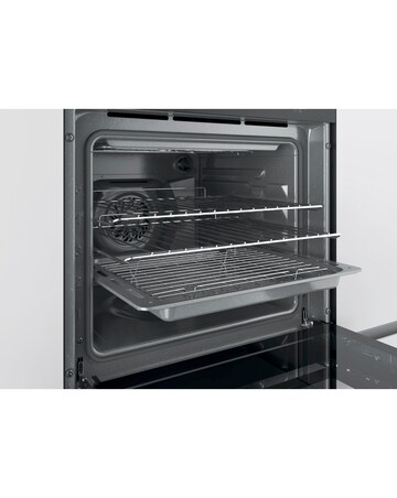 Hoover HO7DC3UB308BI Electric Built-under Double Oven Black and Stainless Steel