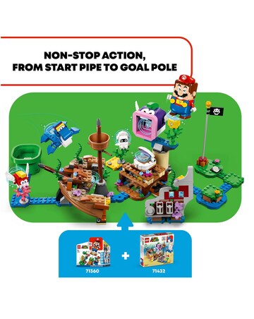 LEGO Super Mario Dorrie's Sunken Shipwreck Adventure Expansion Set 71432