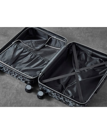 Rock Savannah Leopard 3pc Suitcase Set