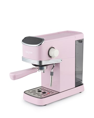 Salter Retro Pink Espresso Machine