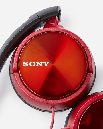 Sony MDR-ZX310 Wired On-Ear Headphones - Red