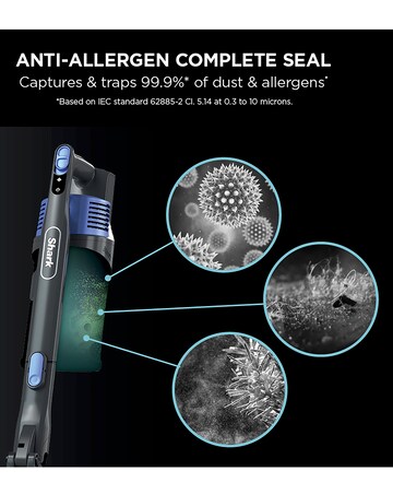 Shark Anti Hair Wrap Cordless Vacuum with Flexology Pet Model IZ202UK