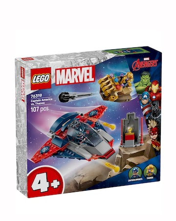 LEGO Marvel Captain America vs. Thanos, Super Hero Building Toy 76319