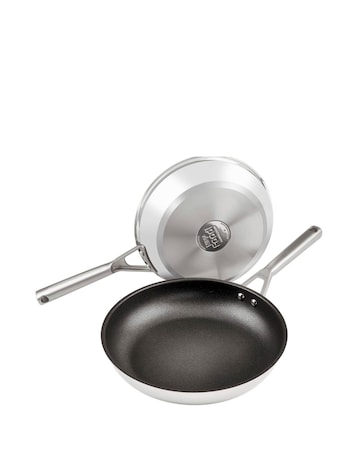 Ninja Foodi Zerostick Stainless Steel 20/26cm Frying Pans