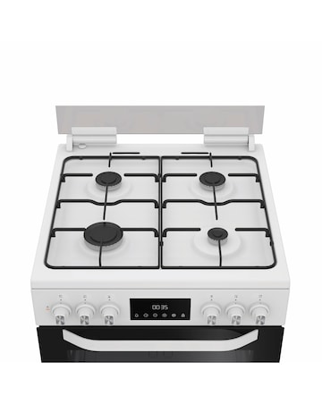 Hotpoint HDD6GDC2W 60cm Dual Fuel Double Cooker with Glass Lid Installation