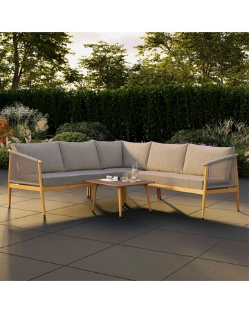 Charles Bentley Rope Weave Corner Set