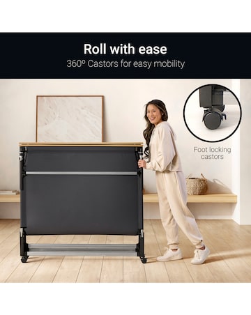 Jay-Be Grand Folding Bed with e-Pocket Mattress - Small Double