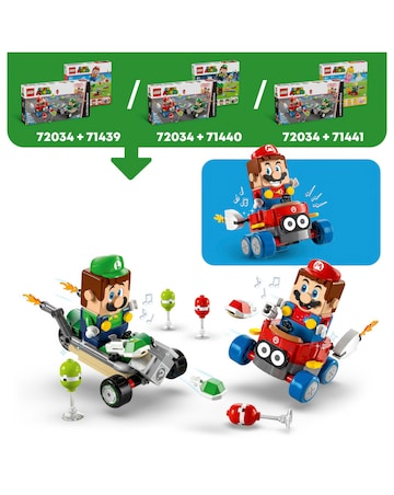 LEGO Super Mario: Mario Kart - Baby Mario vs. Baby Luigi 72034
