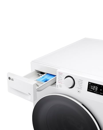 LG TurboWash F4Y513WWLN1 13kg Washing Machine 1400rpm White - A Rated