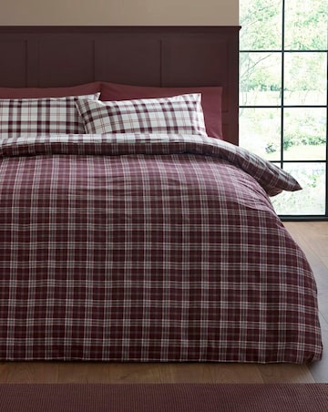 Catherine Lansfield Kelso Check Duvet Cover Set