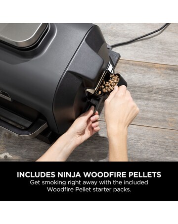 Ninja Woodfire OG850UK Pro XL Electric BBQ Grill and Smoker