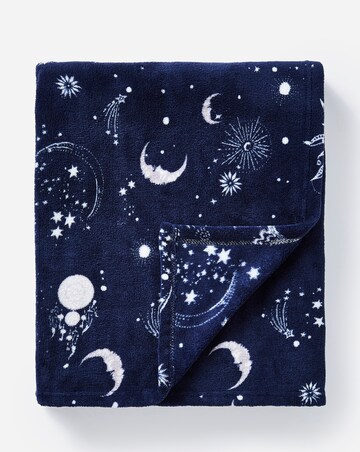 Moons & Stars Fleece Throw