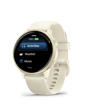 Garmin Vivoactive 6 AMOLED 42mm Smart Watch - Lunar Gold