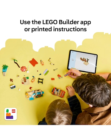 LEGO Bluey: Bluey's Beach & Family Car Trip, Building Kit 11202