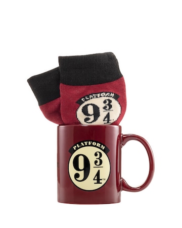 Harry Potter (Platform 9 3/4) Mug & Sock Set