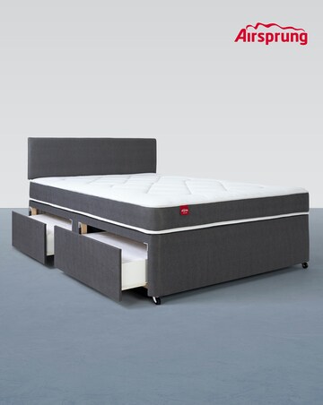 Airsprung Brunswick Opencoil Divan Set with 4 Drawers