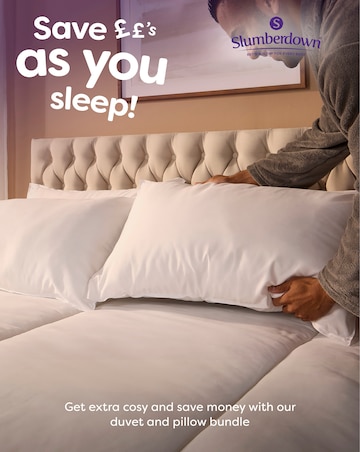 Slumberdown Cosy Nights Pack of 2 Back Sleeper Pillows