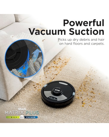 Shark Matrix Plus 2-in-1 RoboVac & Mop RV2620WDUK