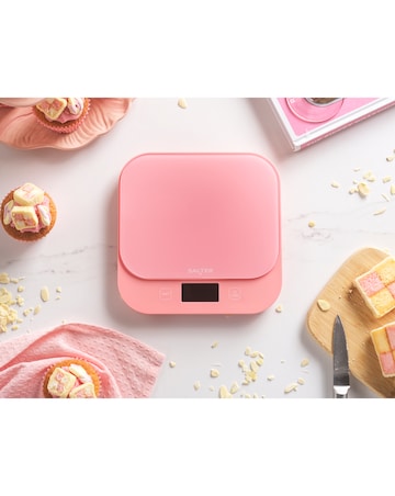 Salter British Bakes Waterproof Scale - Pink