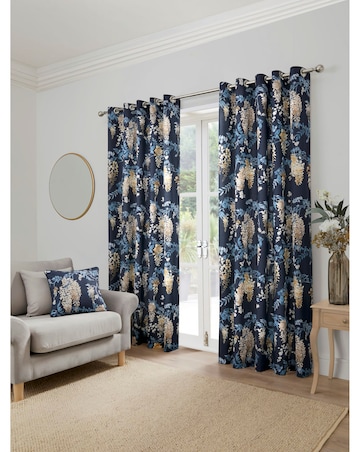 Wisteria Pair of Eyelet Curtains