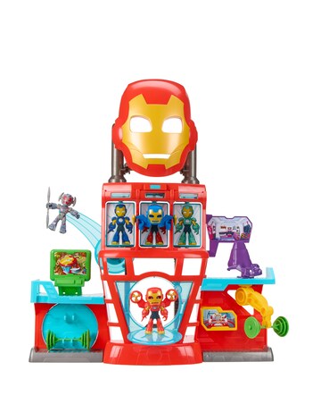Marvel Iron Man and His Awesome Friends Playset Iron Quarters