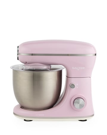 Salter Retro Stand Mixer Pink