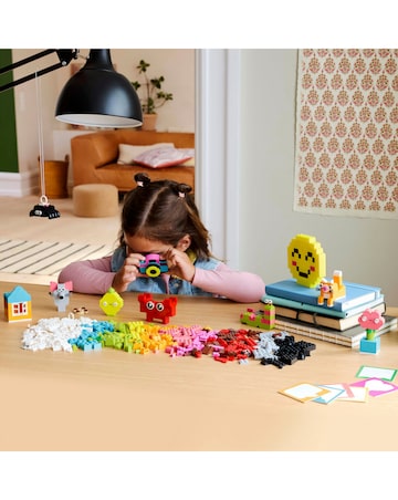 LEGO Classic Creative Happy Box Assorted Colourful Building Bricks Toy 11042