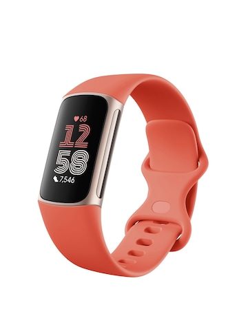 Fitbit Charge 6 Smart Watch Coral / Champagne Gold