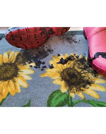 My Mat Nylon Indoor Pattern My Sunflowers Runner