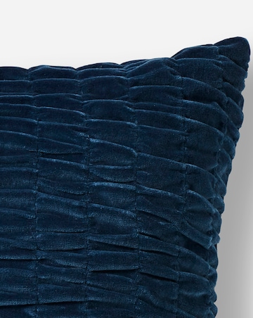 Velvet Seersucker Cushion