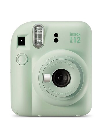 Fujifilm Instax Mini 12 Instant Camera with 20 Shot Film Pack - Mint Green