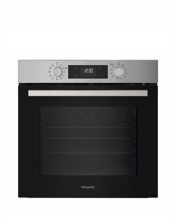 Hotpoint Class 2 HO278PXUK Built-In Electric Single Oven Pyrolytic Clean Silver