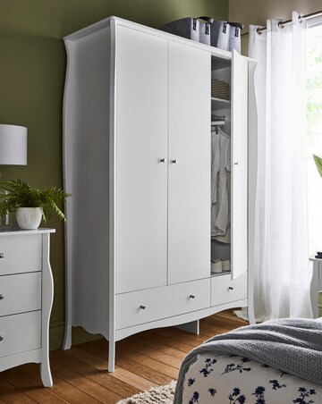 Julipa Meline 3 Door Wardrobe
