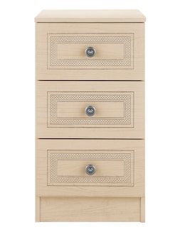 Richmond Ready Assembled 3 Drawer Bedside Table