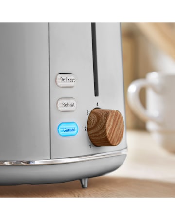 Tower Scandi Grey Kettle and 2 Slice Toaster Bundle