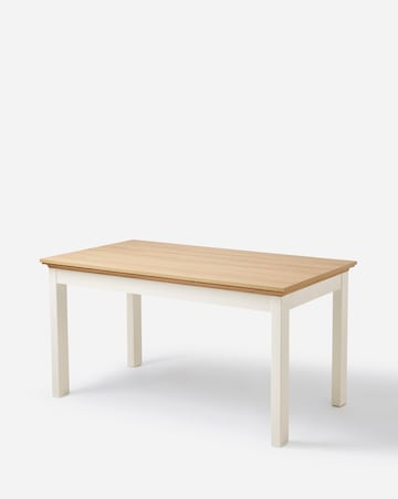 Julipa Ashford Table with 6 Ava Faux Leather Chairs